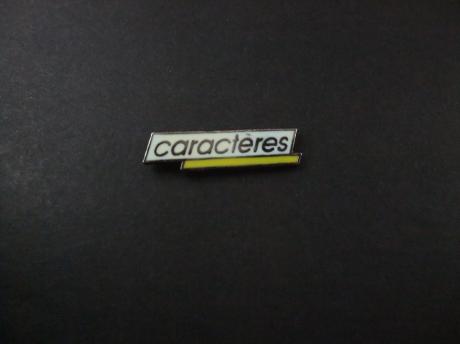 Caractères onbekend logo